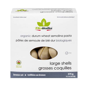 Bioitalia - Organic Durum Wheat Semolina Pasta Large Shells, 375g