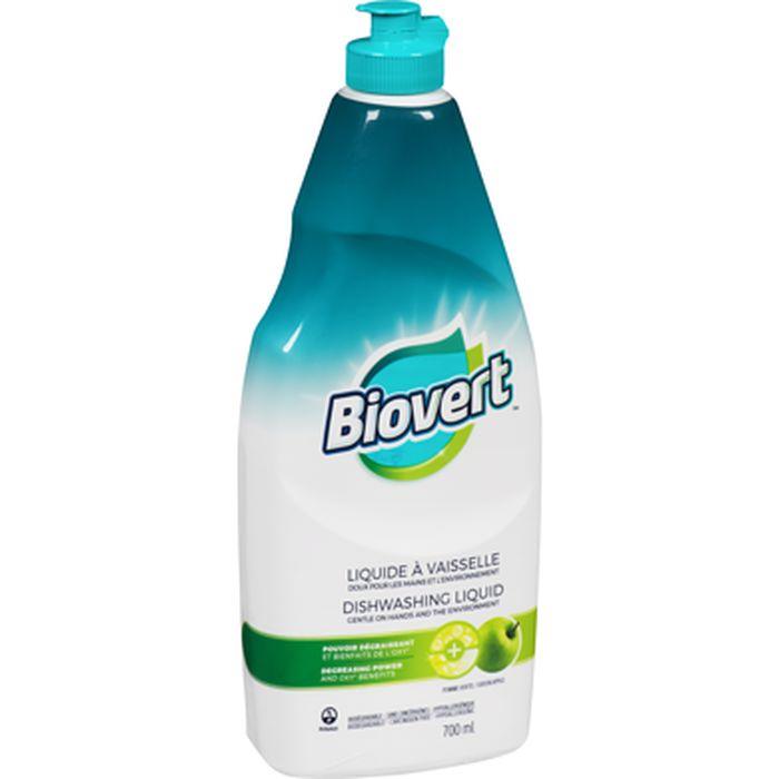 Biovert - BIOVERT DISHWASHING LIQUID GREEN APPLE, 700ml | Multiple Flavors