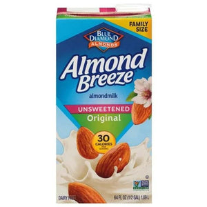 Blue Diamond – Almond Milk Original Unsweetened, 64oz