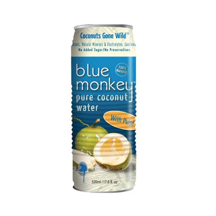 Blue Monkey - Pure Coconut Water with Pulp, 520ml