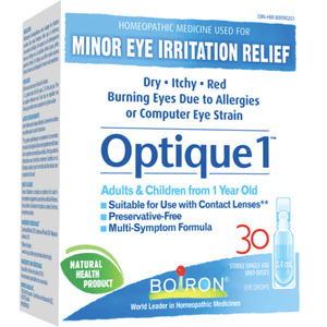 Boiron - Boiron Optique 1 Eye Drops 30 Sterile Single-Use Unit-Doses, 0.4ml