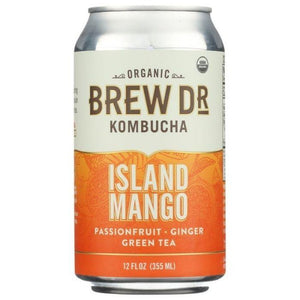 Brew Dr. Kombucha - Organic Island Mango Kombucha, 355ml