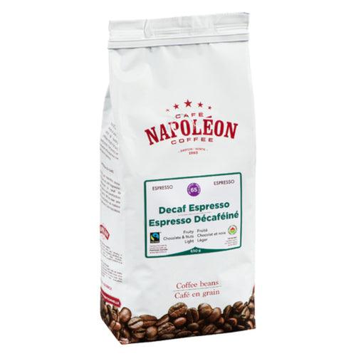 Caf Napolon Decaffeinated with Water Organic Coffee Beans, 650g