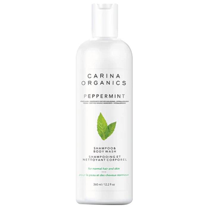 Carina Organics - Shampoo & Body Wash - Peppermint, 360ml