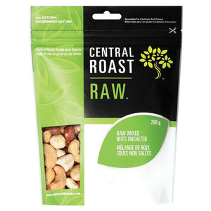 Central Roast - Raw Unsalted Mixed Nuts, 260g