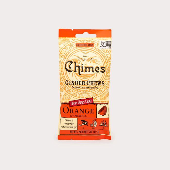Chimes - Chewy Ginger Candy - Orange, 42.5g