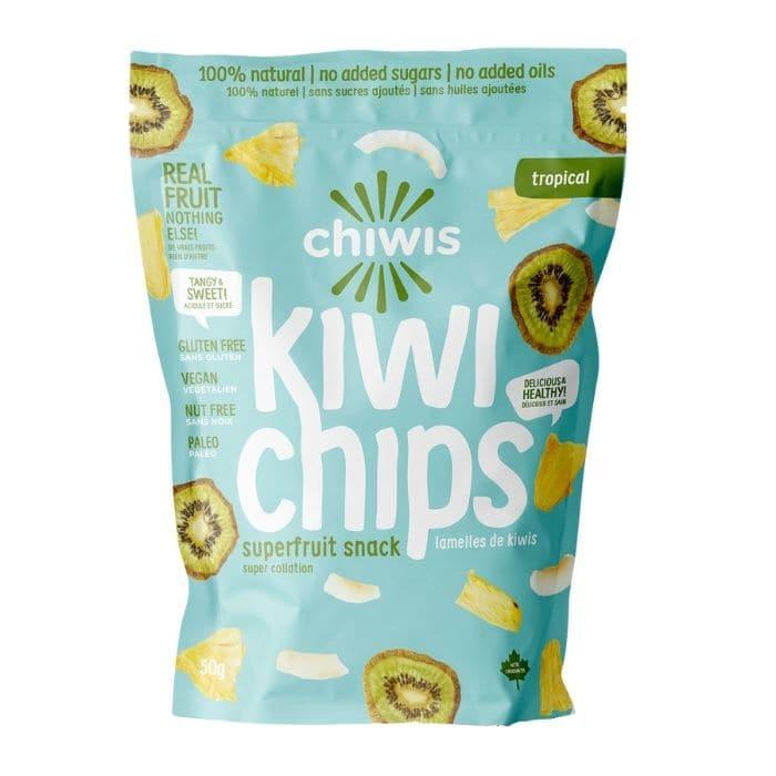 Chiwis Kiwi Chips - Chiwis Tropical Mix Kiwi Chips, 50g - front