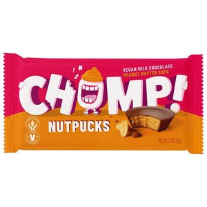 Chomp! - Vegan Milk Chocolate Peanut Butter Nutpucks, 50g