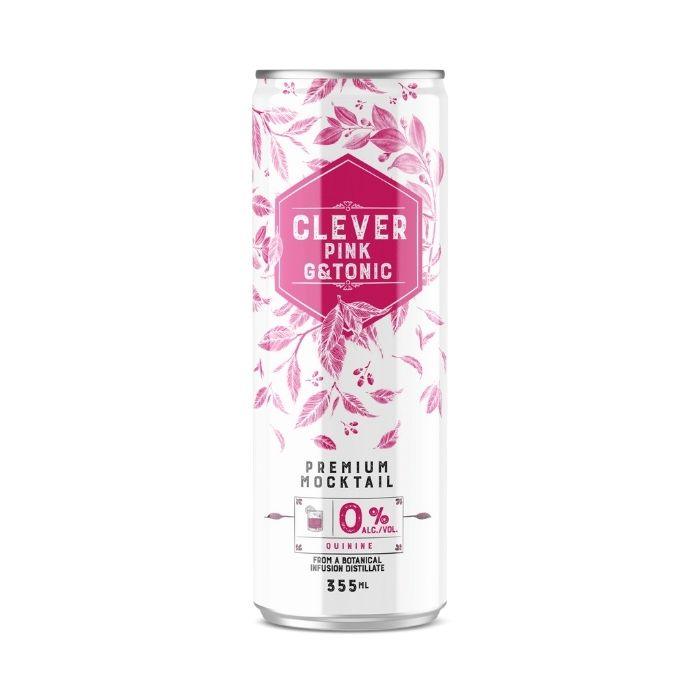 Clever - Pink Gin & Tonic Mocktail - front