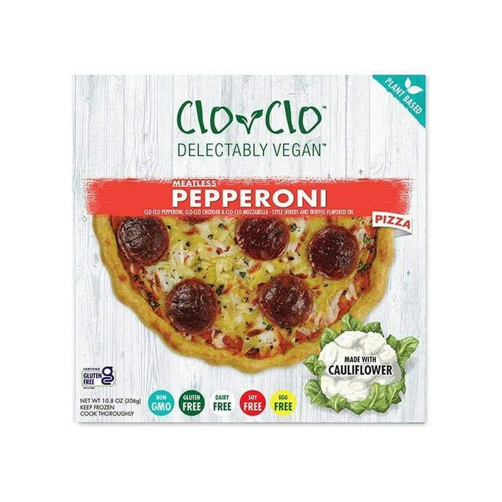 Clo-Clo Vegan Foods - Meatless Pepperoni Pizza, 10.8 Oz- Pantry 1