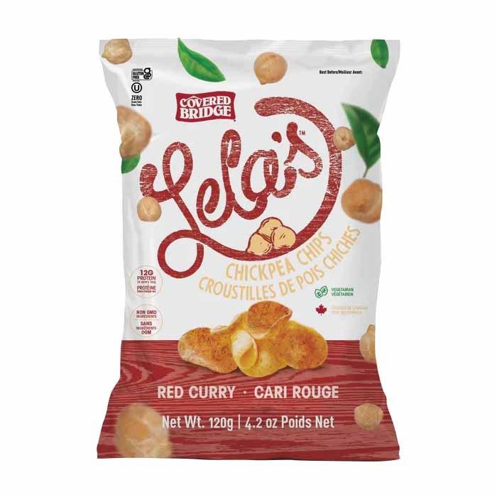 Covered Bridge - Lela's Chickpea Chips, 120g - Red Curry