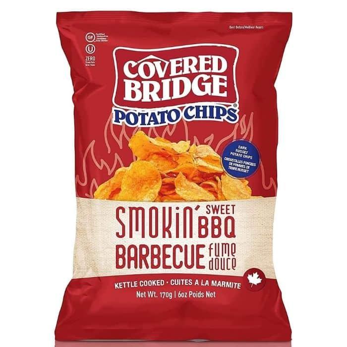 Covered Bridge - Smokin' Sweet BBQ Chips, 142g