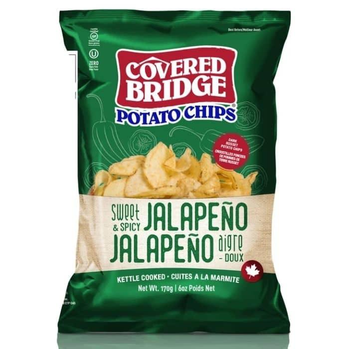 Covered Bridge - Sweet & Spicy Jalapeno Chips, 142g