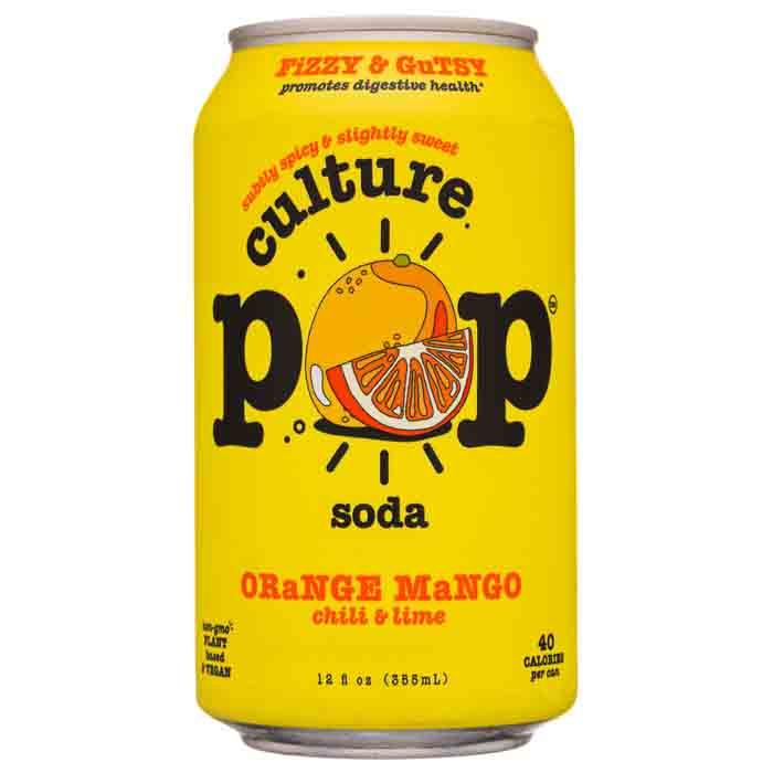 Culture Pop - Probiotic Sodas Orange Mango, 355ml