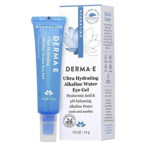 DERMA E - Ultra Hydrating Alkaline Water Eye Gel, 14g