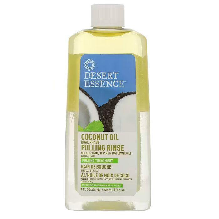 Desert Essence - Coconut Oil Phase Pulling Rinse, 240ml front