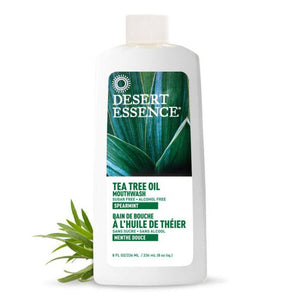 Desert Essence - Tea Tree Oil Mouthwash - Spearmint, 236ml