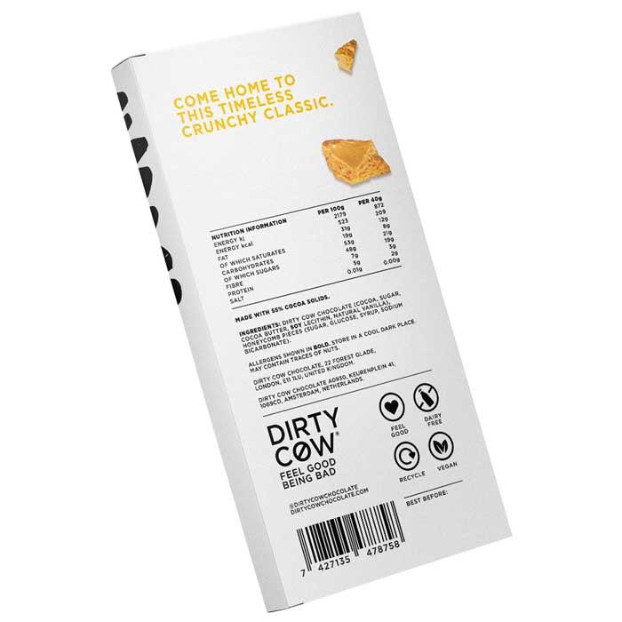 Dirty Cow Chocolate - Plant-Based Chocolate - Honey Come Home (80g) - back