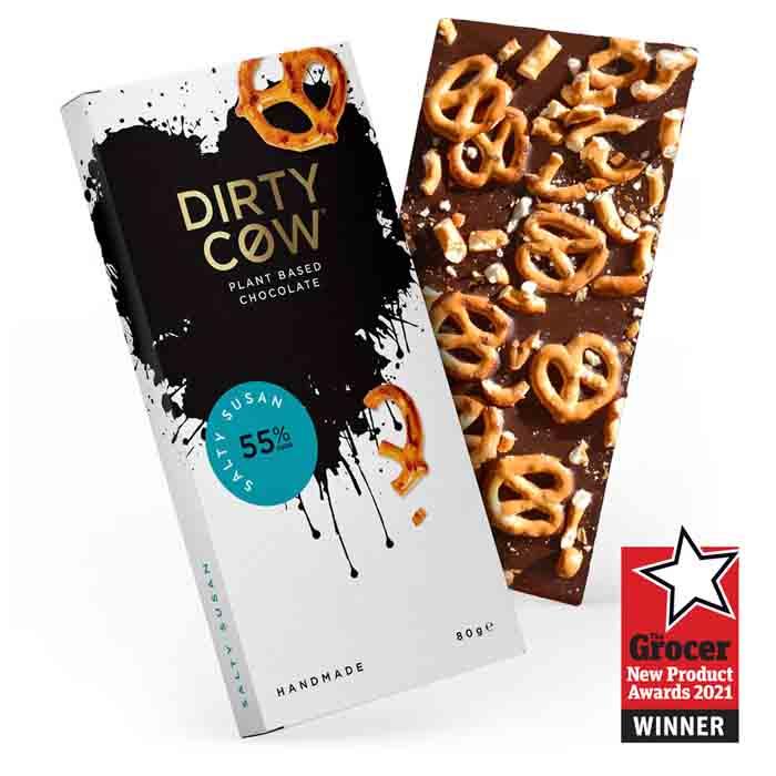 Dirty Cow Chocolate - Plant-Based Chocolate - Salty Susan (80g)