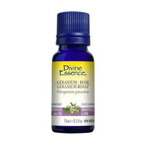 Divine Essence - Geranium Rose Essential Oil, 15ml