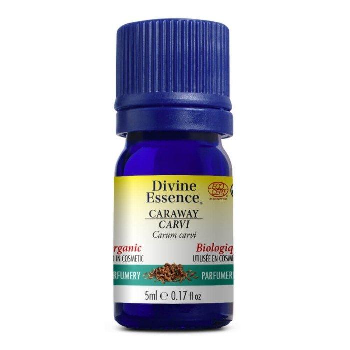 Divine Essence - Organic Caraway Essential Oil, 5ml - front