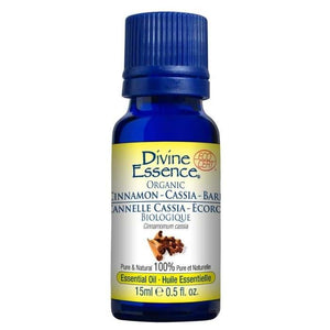 Divine Essence - Organic Cinnamon Cassia Essential Oil, 15ml