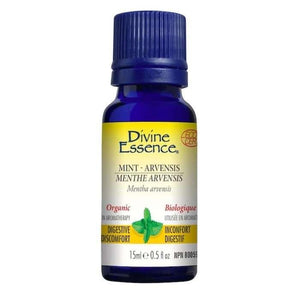 Divine Essence - Organic Mint Essential Oil, 15ml