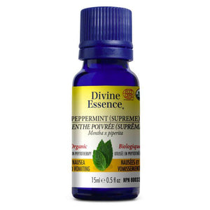 Divine Essence - Organic Supreme Peppermint Essential Oil | Multiple Sizes
