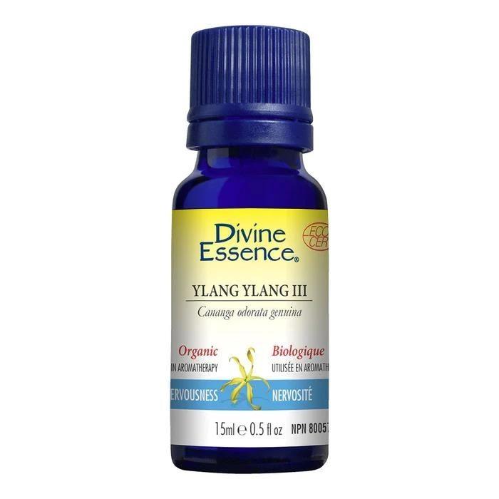 Divine Essence - Organic Ylang Ylang Essential Oil Ylang Ylang III, 15ml - front