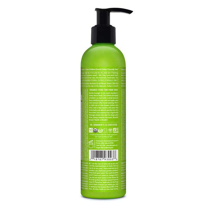 Dr. Bronner's - Organic Hand & Body Lotions - Patchouli Lime, 237ml - back