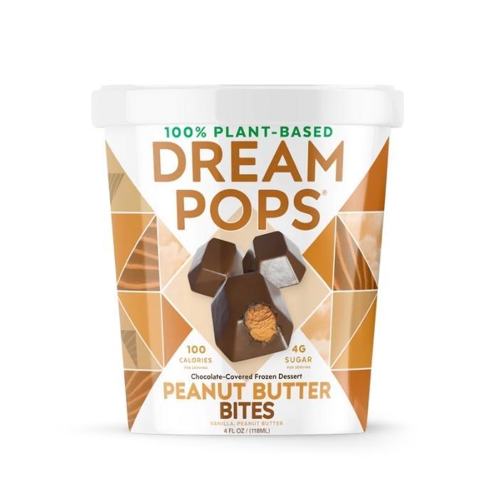 Dream Pops - Plant Based Chocolate Covered Frozen Bites, 118ml - Peanut Butter - Front