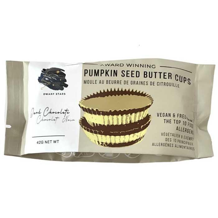 Dwarf Stars - Chocolate Pumpkin Seed Butter Cups Dark, 42g