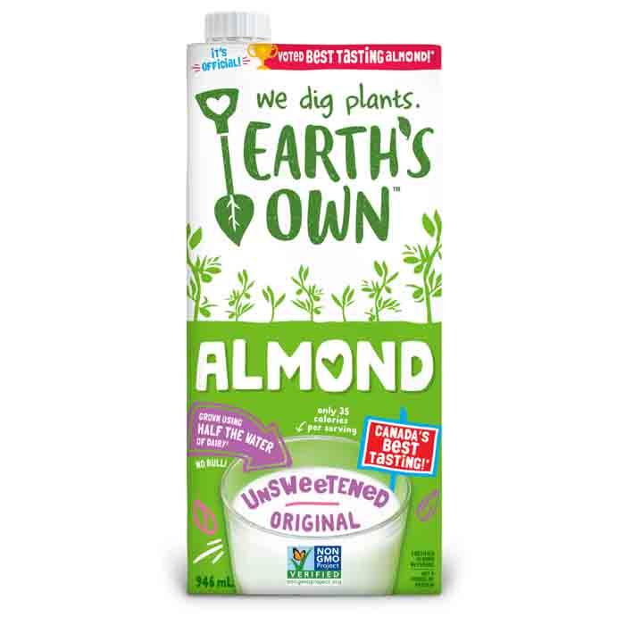 Earth's Own - Almond Beverage - Almond Milk, 946ml