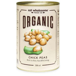 Eat Wholesome - Organic Chick Peas, 398ml