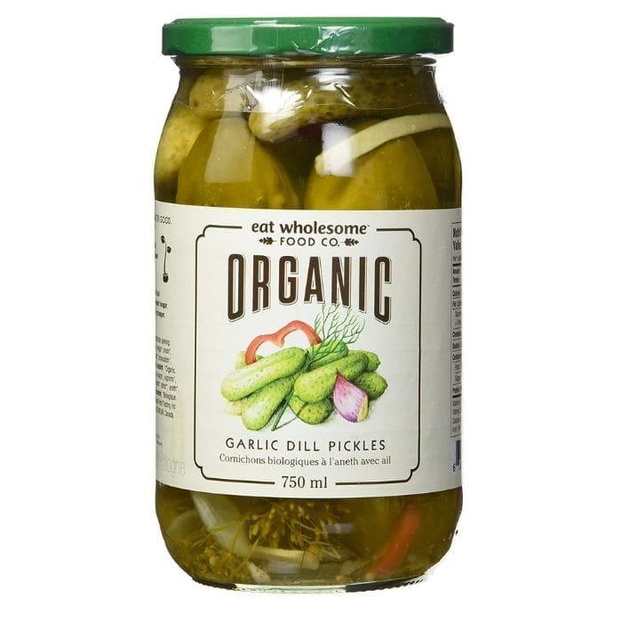 Eat Wholesome - Organic Garlic Dill Pickles, 750ml