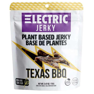 Electric Jerky - Electric Texas BBQ Plant Based Jerky, 70g