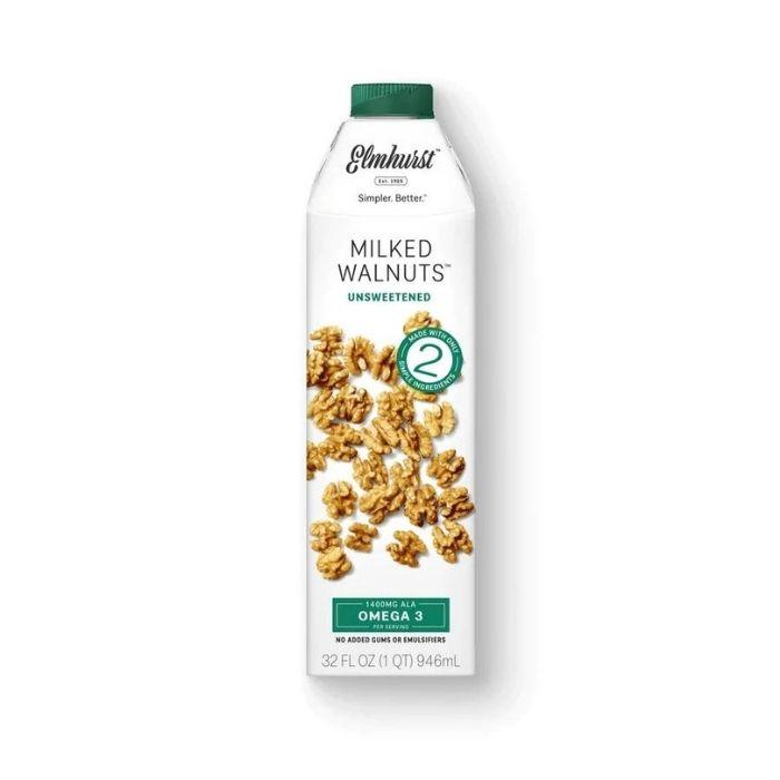 Elmhurst - Unsweetened Walnut Milk, 946ml - front
