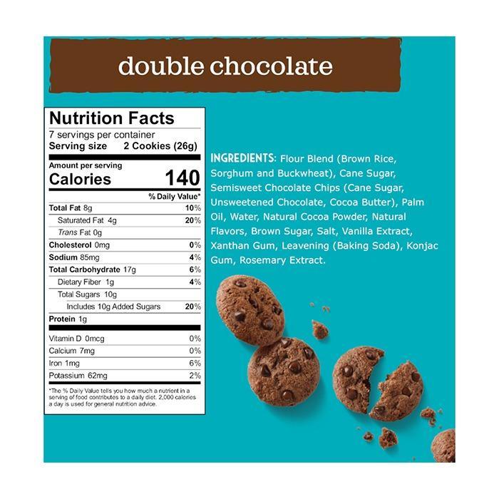 Enjoy Life – Crunchy Double Chocolate Chip Cookies, 6.3 oz- Pantry 2