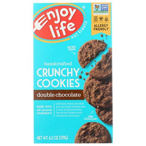 Enjoy Life – Crunchy Double Chocolate Chip Cookies, 6.3 oz