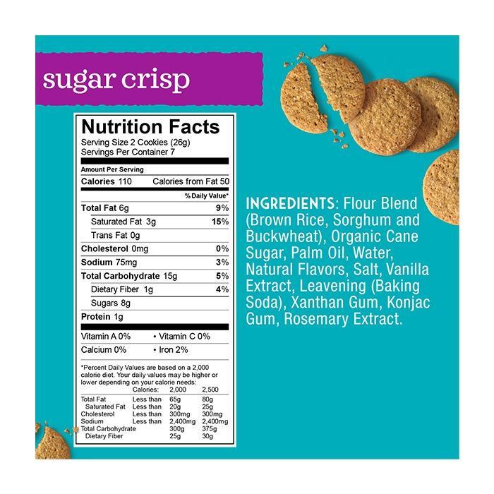 Enjoy Life – Crunchy Sugar Crisp Cookies, 6.3 oz- Pantry 2