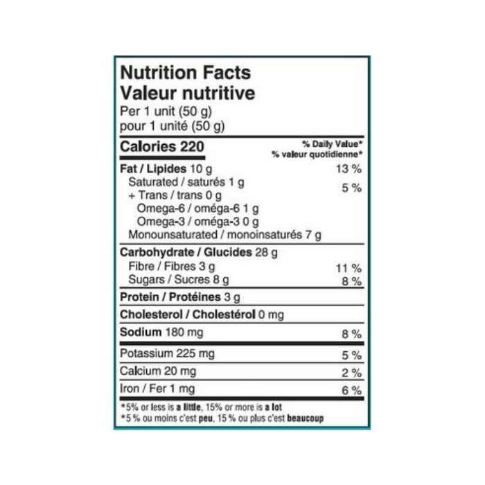 Enjoy Life - Maple Fig Breakfast Ovals - Nutrition Facts