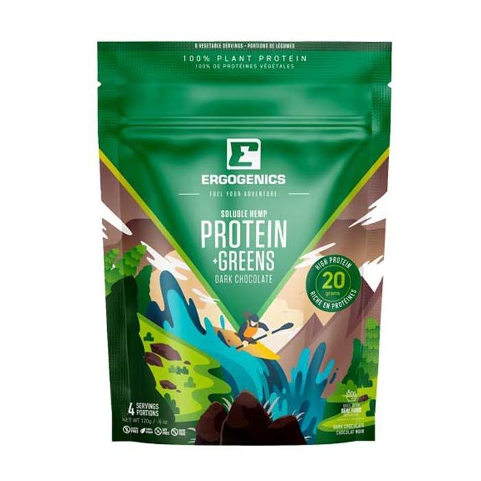 Ergogenics Nutrition - Plant Protein & Greens Chocolate, 120g 