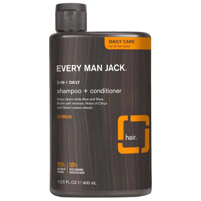 Every Man Jack - 2-in-1 Daily Shampoo & Conditioner - Citrus, 400ml 