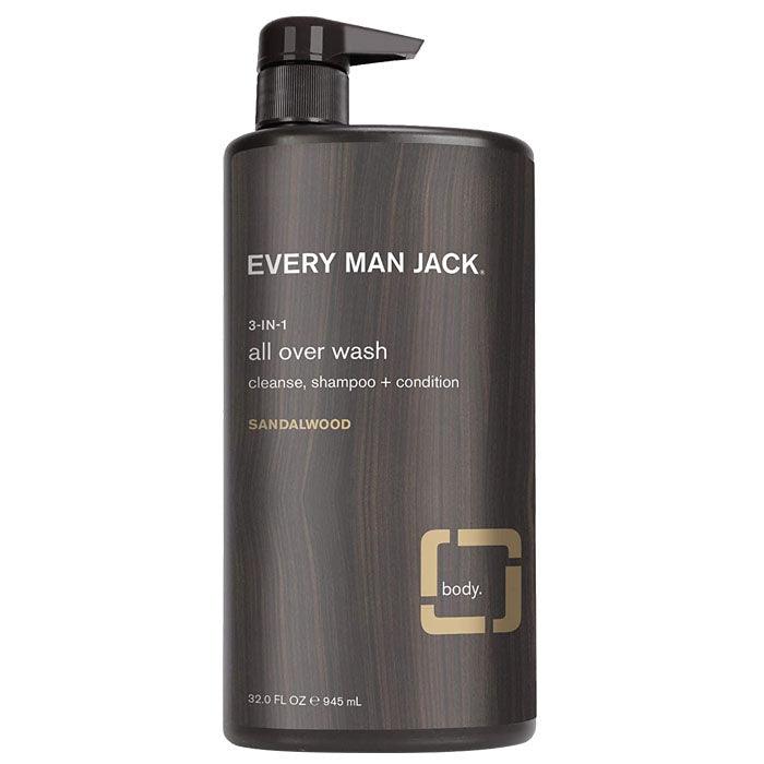 Every Man Jack - 3-in-1 All Over Wash - Sandalwood, 945ml