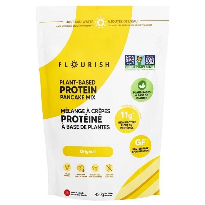 Flourish - Original Plant-Based Protein Pancake Mix, 430g - front