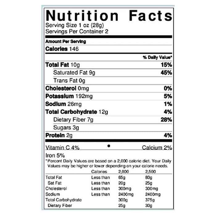 Foreal Foods - Nothing But Coconut, 56g - back