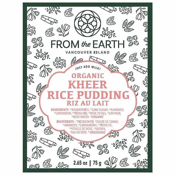From The Earth - Organic Kheer Rice Pudding, 75g