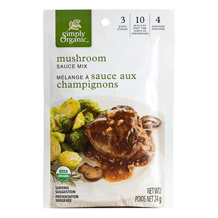 Frontier Natural Products Co-op - Simply Organic Mushroom Sauce Mix, 24g