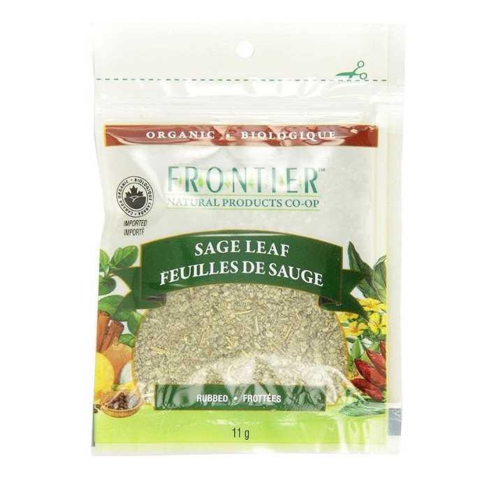 Frontier Co-op - Organic Sage Leaf, Rubbed, 11g- Pantry 1