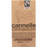 Galerie Au Chocolat - Fairtrade Dark Chocolate Bars (72%) - Cinnamon, 100g